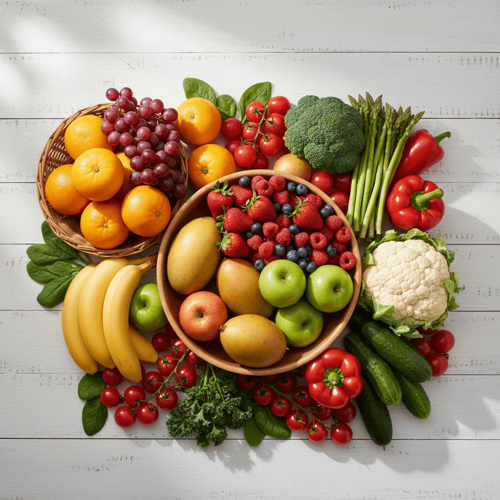 Fresh ingredient-free produce